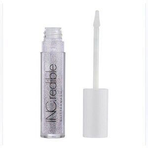 INCredible GLITTERGASM Glitter Lip Topper, I'm a Firecracker silver